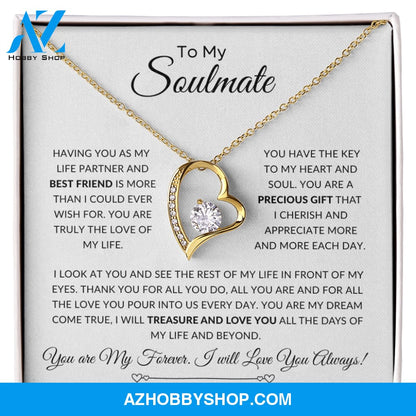 To My Soulmate | Forever Love Necklace