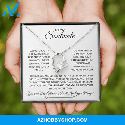 To My Soulmate | Forever Love Necklace