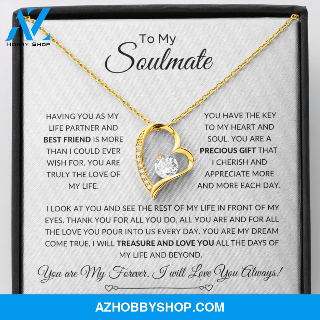 To My Soulmate | Forever Love Necklace