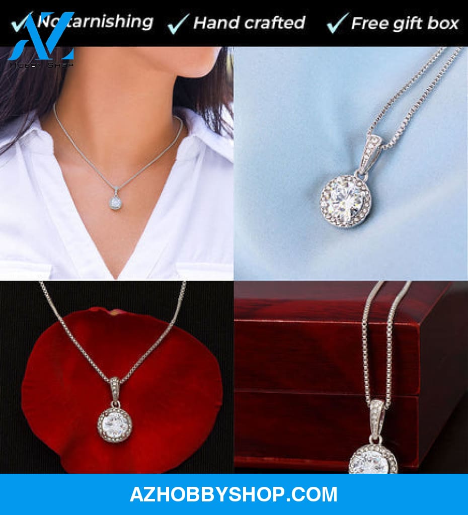 To My Soulmate - "My Life, Love & Best Friend" Sparkling Silver Pendant