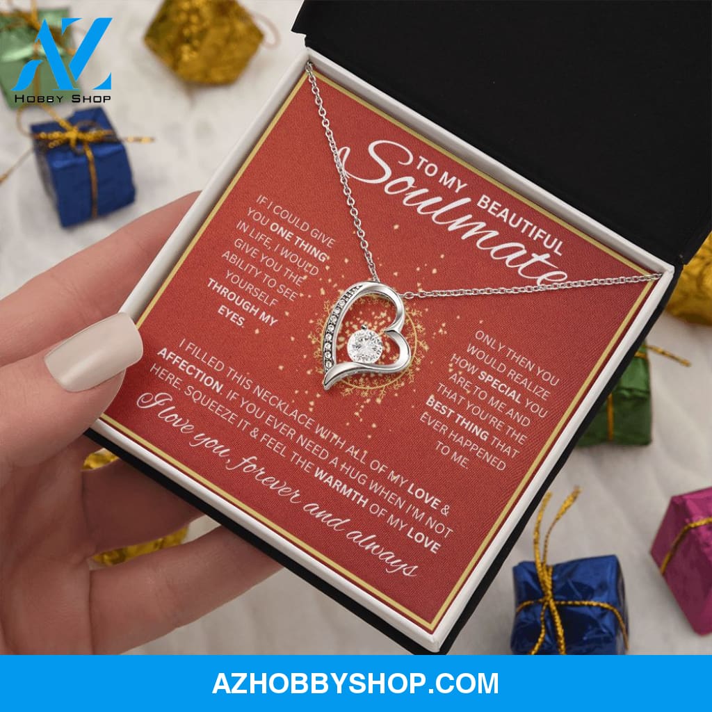 To My Soulmate Necklace For Women Forever Love
