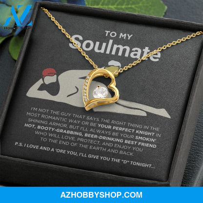To My Soulmate - Smokin' Hot - Forever Love Necklace