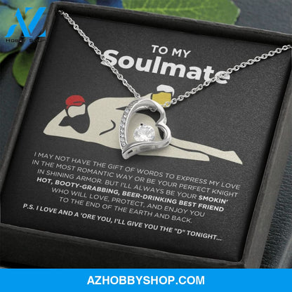 To My Soulmate - Smokin' Hot - Forever Love Necklace