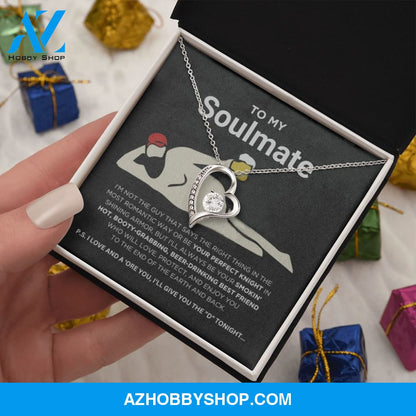 To My Soulmate - Smokin' Hot - Forever Love Necklace