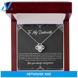 To My Soulmate, The Day I Met You, Love Knot Necklace For Girlfriend, Anniversary Birthday Valentines Day Gifts From Boyfriend