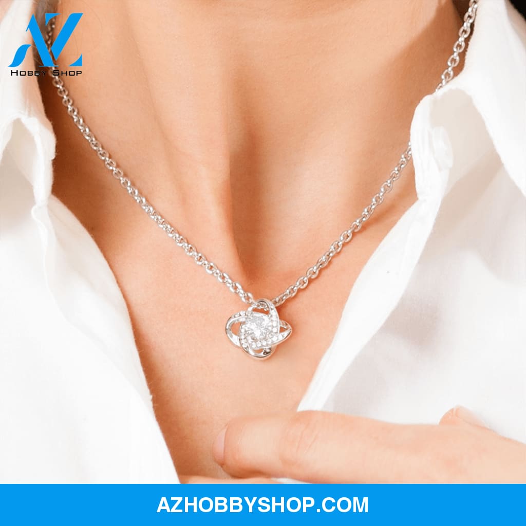 To My Wife Necklace For Women Love Knot