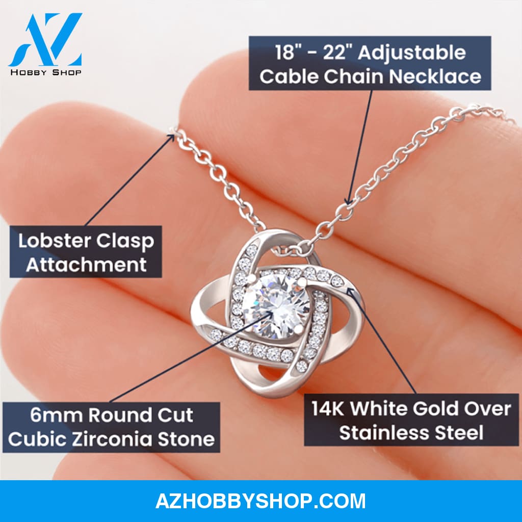 To My Wife Necklace For Women Love Knot