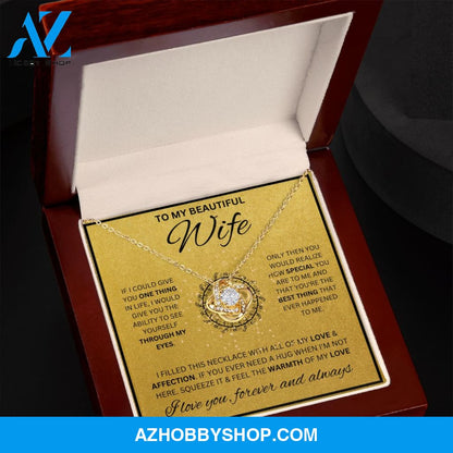 To My Wife Necklace For Women Love Knot