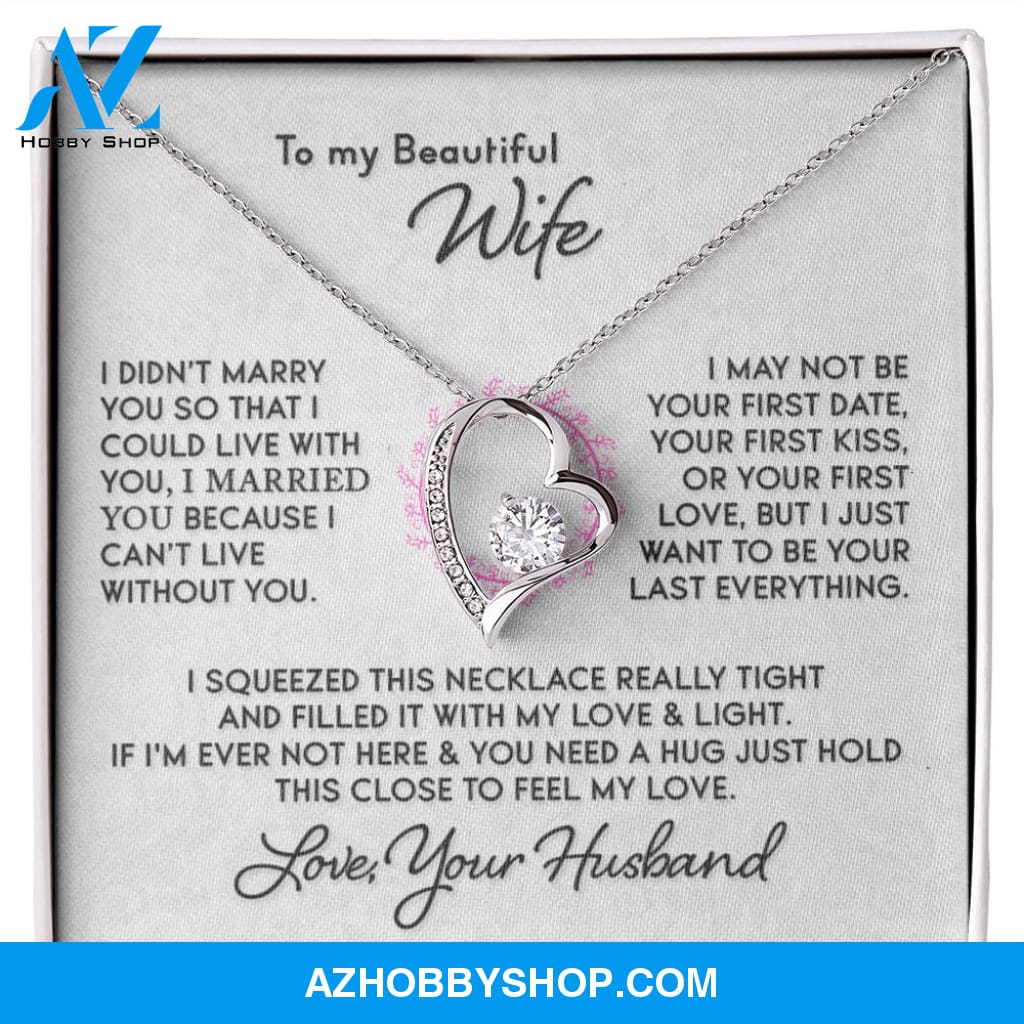 To My Wife Necklace From Husband