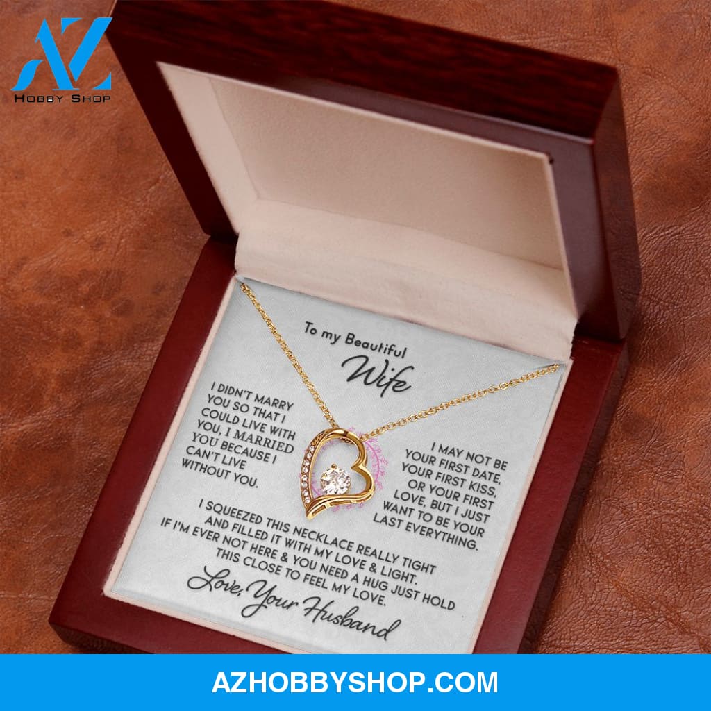 To My Wife Necklace From Husband
