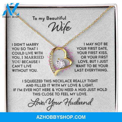 To My Wife Necklace From Husband