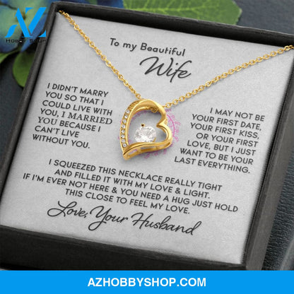 To My Wife Necklace From Husband