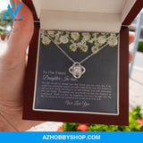 To Our Future Daughter-In-Law - We Love You - Love Knot Necklace