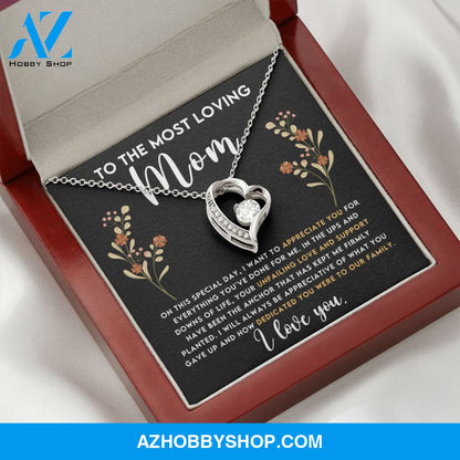 To The Most Loving Mom l Forever Love Necklace
