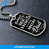 Truly Amazing DAD - Graphical Dog Tag & Ball chain (steel)
