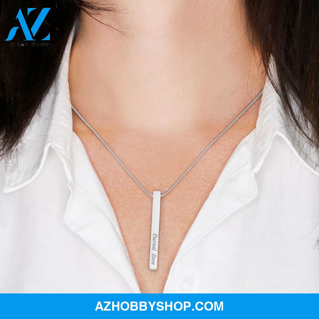 Two Sided Vertical - Necklace