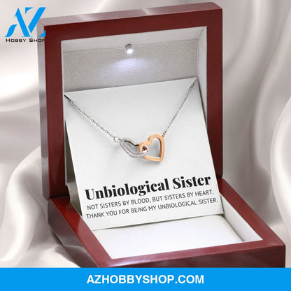 Unbiological Sister - Forever Sisters - Interlocking Necklace