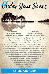 Under Your Scars Song Lyrics Canvas And Poster Wall Art