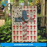 Unique cross, Amazing flag, White dove, Cross, One nation under God - Jesus Flag