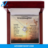 Valentine's Day Gift To My Dearest Granddaughter Love Knot Necklace "Always Keep Me in Your Heart"