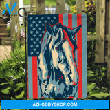 Watercolor horse, US flag, Amazing horse drawing - Jesus Flag