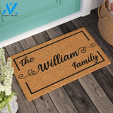 Welcome Door Mat Personalized Custom Doormat Personalized Gift Housewarming Gift New Home Gift Wedding Gift |