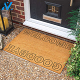 Welcome Goodbye Doormat New Home Gift Housewarming Gift Wedding Gift Personalized Gift Personalized Custom