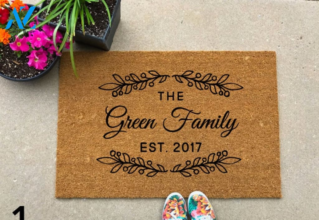 Welcome Mat - Custom Doormat - Customized Doormat - Custom Welcome Mat - Housewarming Gift - Closing Gift - Personal