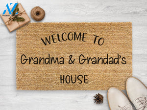 Welcome To Grandma & Grandad's House - Gift For Nan - Grandma Gift - Mom Gift - Christmas Gift - Personalized Family