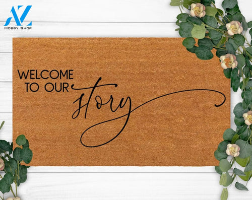 Welcome To Hory-Christmas Gift-Holiday Gift-Last Name Doormats-Housewarming Gift-Custom Doormats-Doormat-Funny