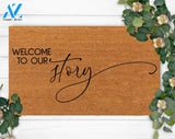 Welcome To Hory-Christmas Gift-Holiday Gift-Last Name Doormats-Housewarming Gift-Custom Doormats-Doormat-Funny