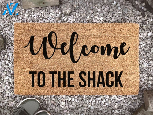 Welcome To The Shack Mat - Personalized Welcome Door Mat - Home Decor - Custom Coir Doormat
