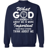 What God knows about me is more important than what others think about me - Jesus Apparel