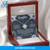 When I First Held You Daughter Silver Necklace From Mom and Dad