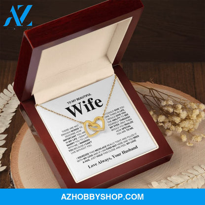 Wife - Feel My Love - Interlocking Hearts Necklace