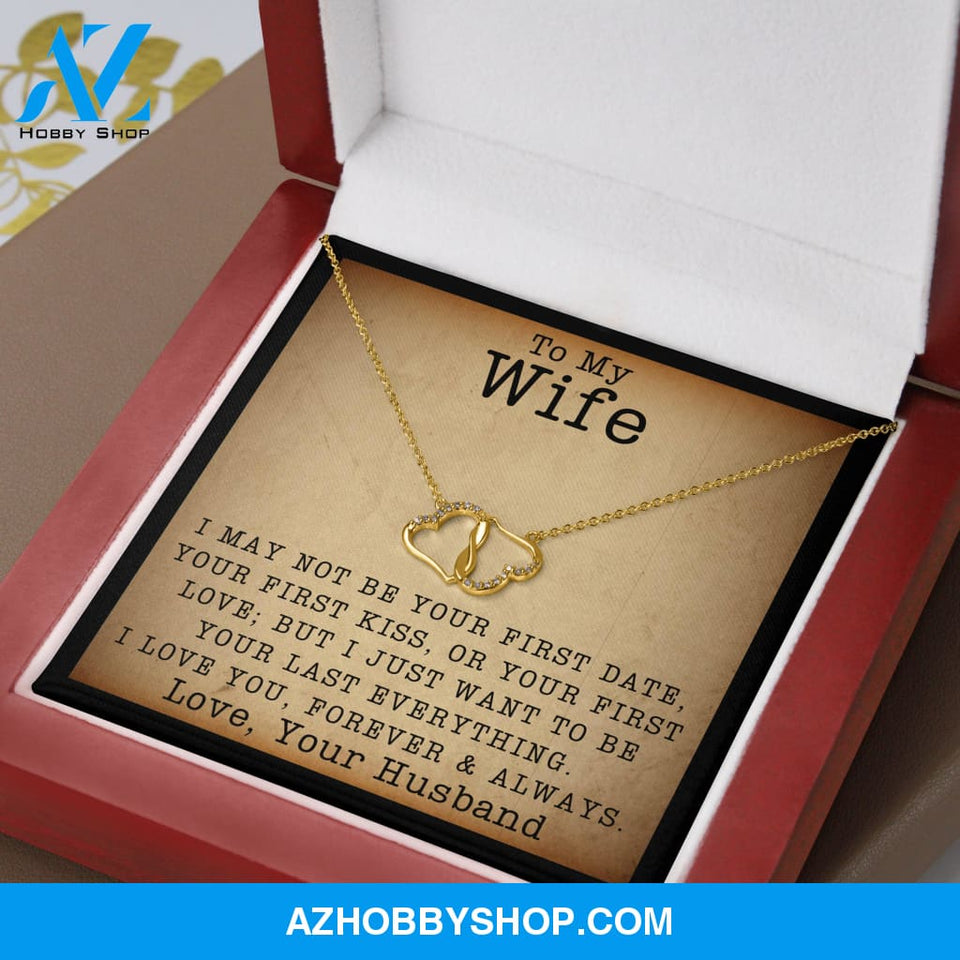 (Wife) Last Everything - Solid Gold with Diamonds Necklace
