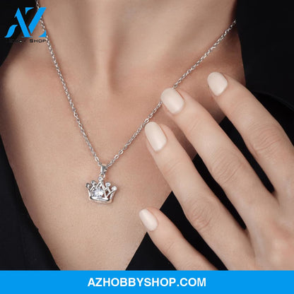 Wife - My Badass Wife - Crown Necklace