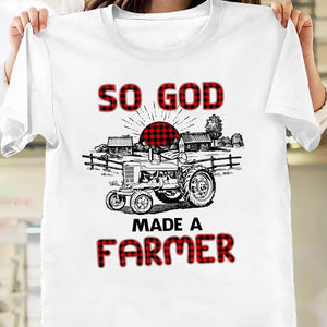 Tractor - So God made farmer - Jesus Apparel