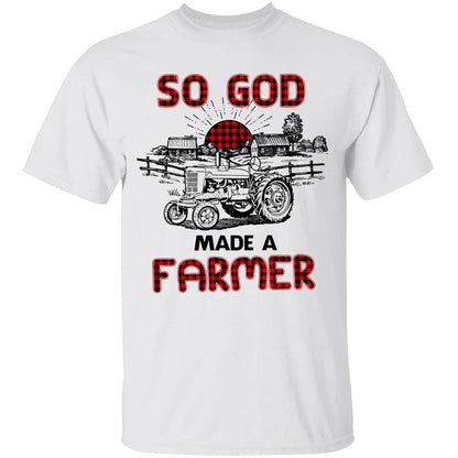 Tractor - So God made farmer - Jesus Apparel