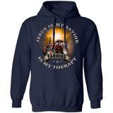 Farm drawing, Glow cross pattern, Jesus is my savior - Jesus Apparel