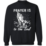Praying hands, Prayer is a shield to the soul - Jesus Apparel