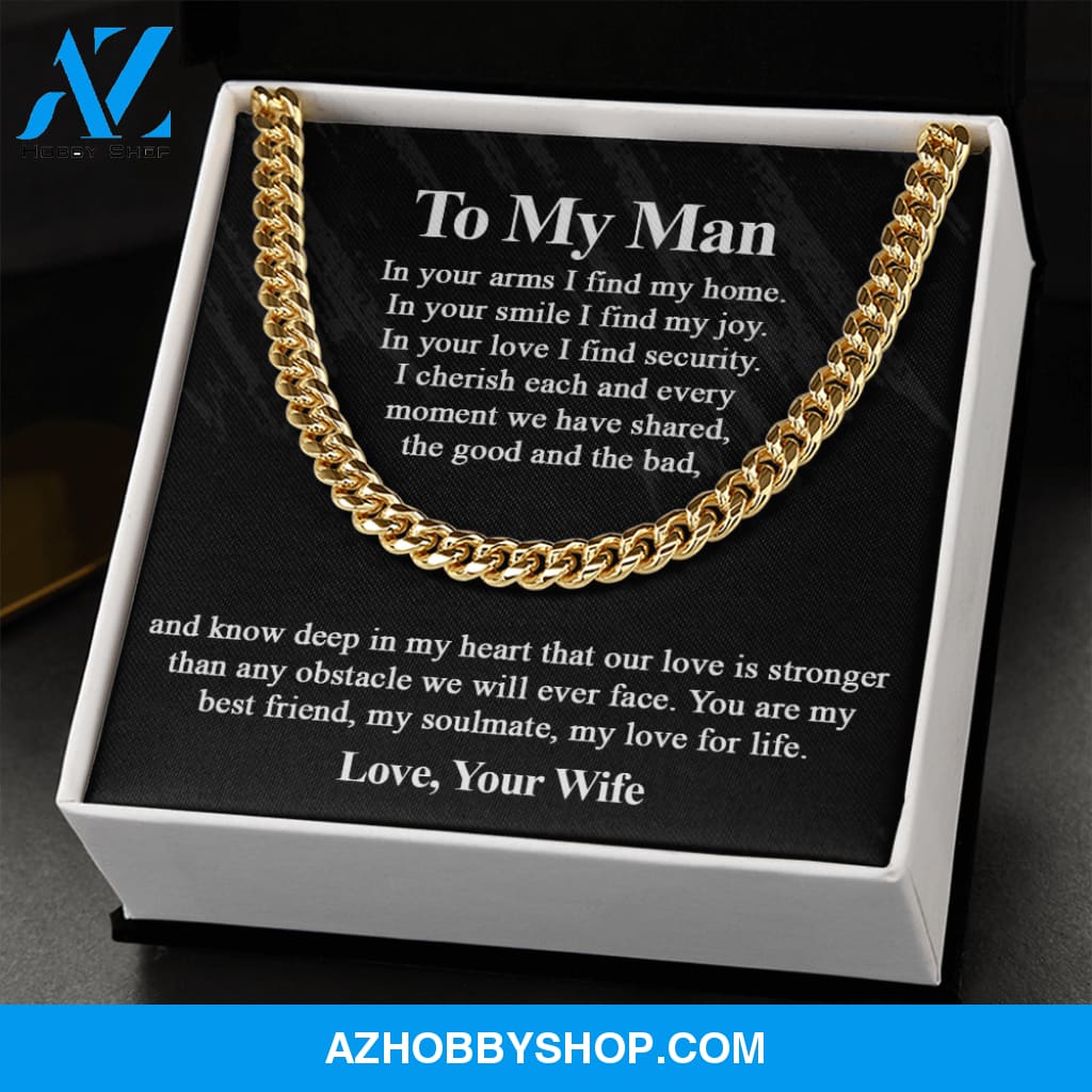 You Are Home To My Man Cuban Chain