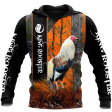 Love King Rooster All Over Print Unisex Hoodie
