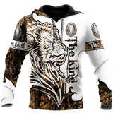 Unisex Hoodie All Over Print Lion Gifts Hunting Lion All Over Printed Unisex Hoodie