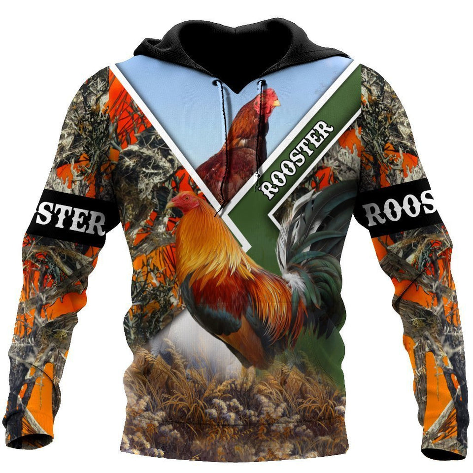 Rooster Lover All Over Print Unisex Hoodie