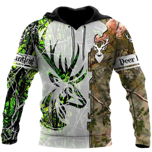 Hunting Gifts Deer Hunting Gifts Deer Hunting Tattoo Camo All Over Printed Unisex Hoodie