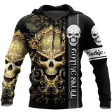 Unisex Hoodie All Over Print Skull Gifts Skull Tattoos All Over Printed Unisex Hoodie