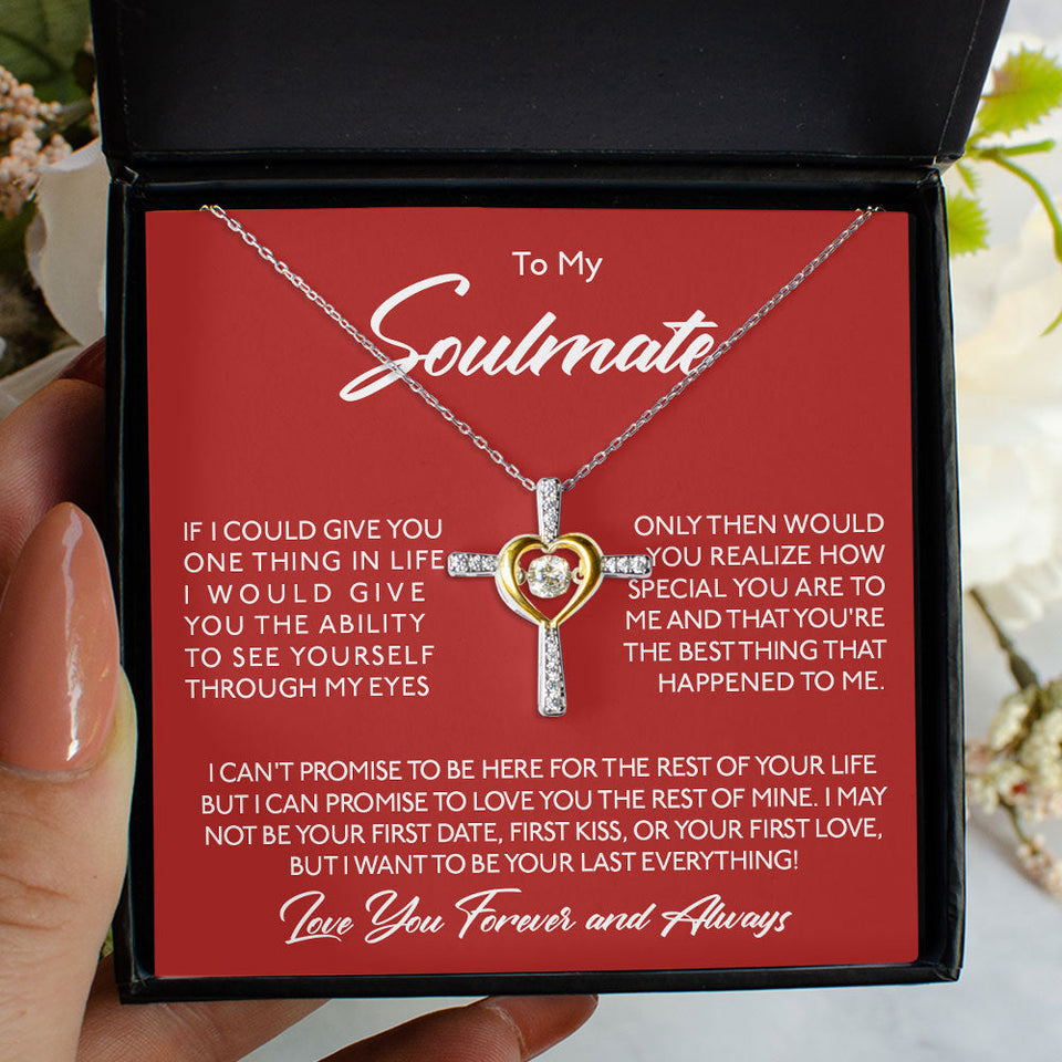To My Soulmate Necklace Gift - Wife Girlfriend Necklace How Special You Are To Me Forever Love Knot, Eternal Hope, Alluring Necklace LX060C