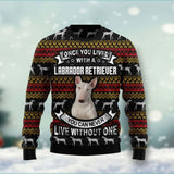 Bull Dog Terrier Ugly Christmas Sweater 