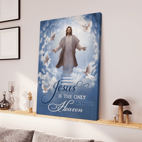 Into The Hand Of Jesus, Jesus Is The Only Way To Heaven - Matte Canvas